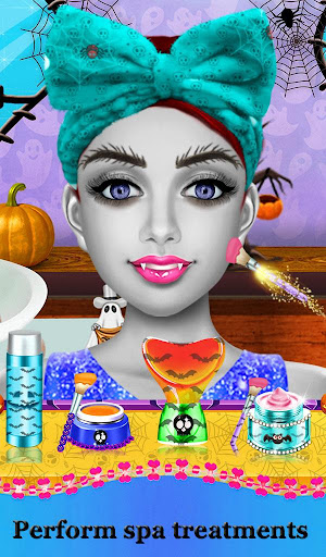 Android application Halloween Hair Stylist Salon screenshort