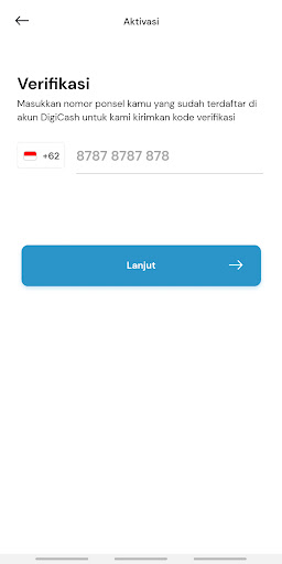 bjb DigiCash Merchant Screen 2