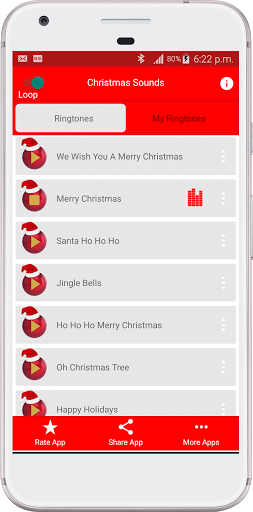 Android application Christmas Sounds screenshort