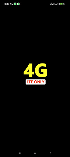 Android application 4G LTE Only Mode - LTE Mode screenshort