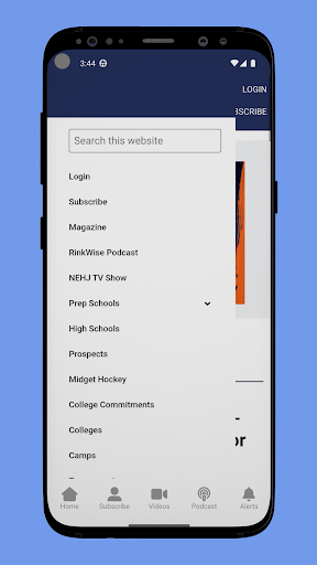 New England Hockey Journal Screen 2