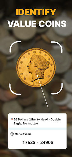 Android application Coin Value - Coin Identifier screenshort