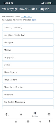 Nicaragua Offline Map Screen 3