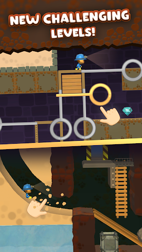 Mine Rescue: Gold Mining Games - Puzzle - games