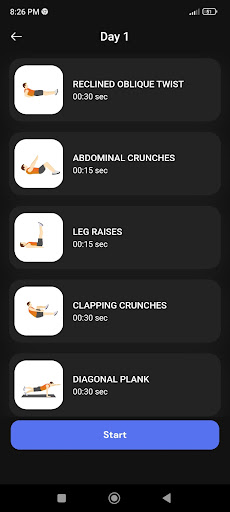 WorkFit: Workout 4-Week Fitnes Screen 2