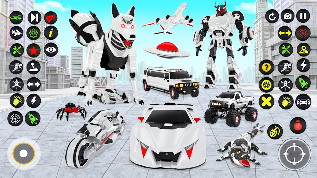 Fox Robot Transform Bike Game banner