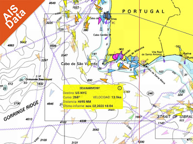 Captura de Pantalla 11 AIS Flytomap GPS carta náutica android