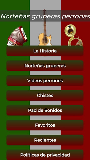 Android application Norteñas gruperas perronas screenshort