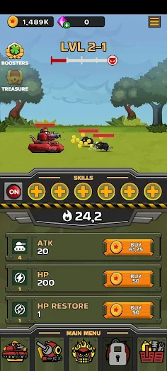 Tank Assault: Idle RPG - Screenshot 1