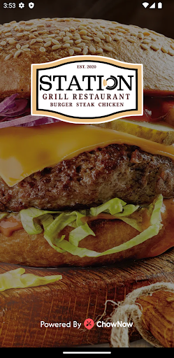 Android application Station Grill Restaurant screenshort