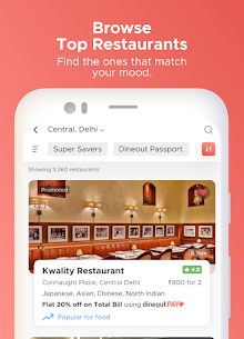 Dineout Restaurant Offers v12.2.6  APK (MOD,Premium Unlocked) Free For Android 2