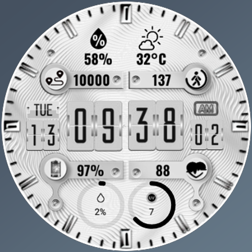 N-SPORT146 Big Dial Watch Face logo
