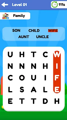 Word Escapes Crosswords Saga - Screenshot 1