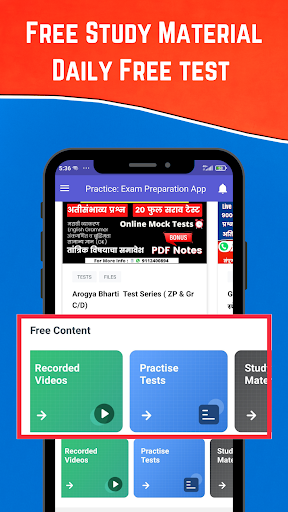 Practice: Exam Preparation App Screen 2