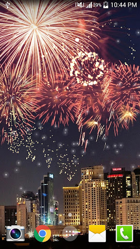 Fireworks Live Wallpaper Screen 2