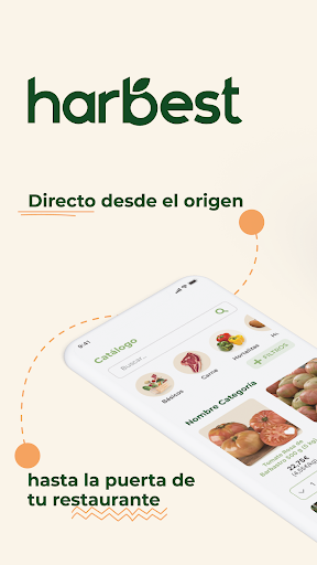 Android application Harbest screenshort
