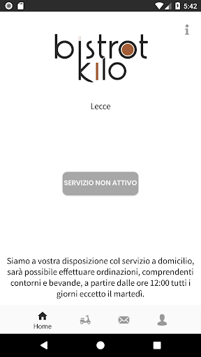 Android application Bistrot Kilo screenshort