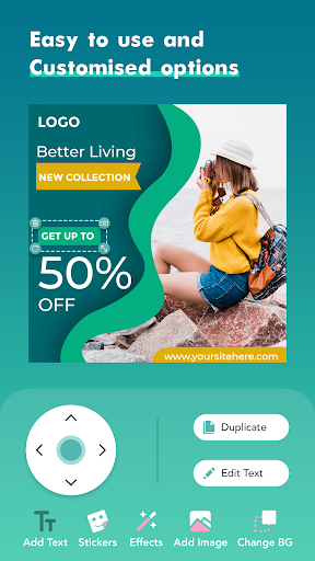 Logo and Poster Maker Design Screen 3