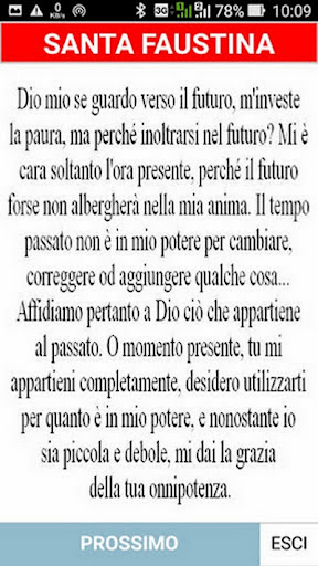 Santa Faustina Screen 3