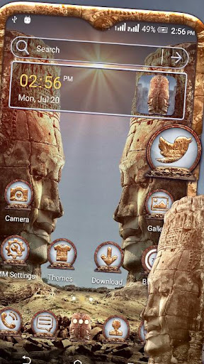 Android application Giant Statue Launcher Theme screenshort