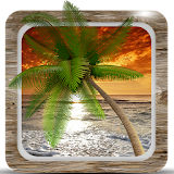 Sunset Beach HD Live Wallpaper icon