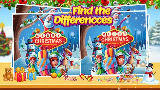 Christmas Find the Difference