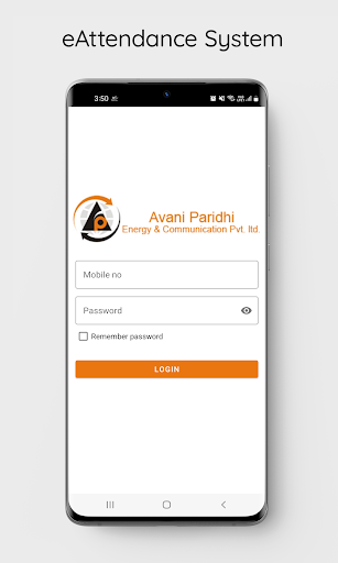 eAttendance App Avani Paridhi Screen 2