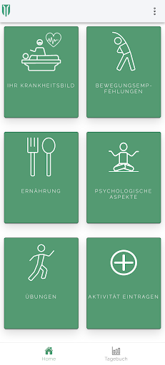 Android application INSELhealth - neuro fit screenshort