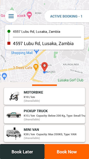 Android application G-Delivery screenshort