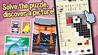 Game screenshot Hungry Cat Nonogram Color apk download