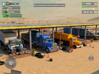 Captura 6 City Cargo Truck Parking Games android