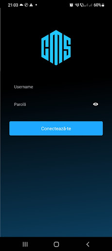 Android application Central Monitoring System screenshort
