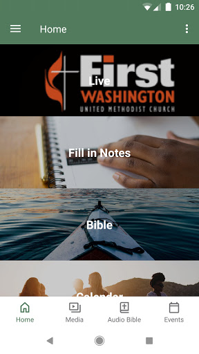 Android application First Washington UMC screenshort