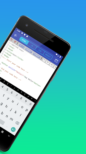 Easy HTML - HTML, JS, CSS edit Screen 2
