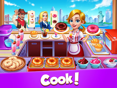 Captura de Pantalla 12 Cooking Town : Kitchen Games android