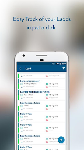 Eazy CRM Screen 2