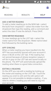 Pilio Meter Reading App