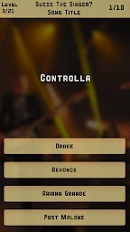 Guess the Singer by Song Quiz