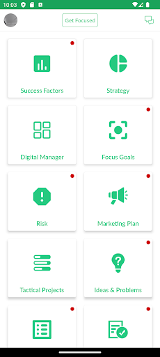 Android application StrategyX screenshort