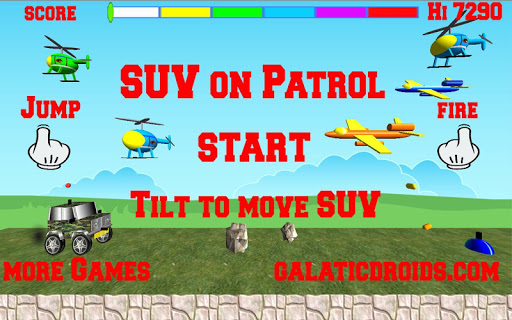 Android application SUV on Patrol Pro screenshort
