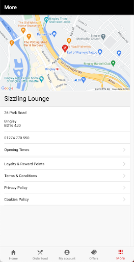Sizzling Lounge Screen 3