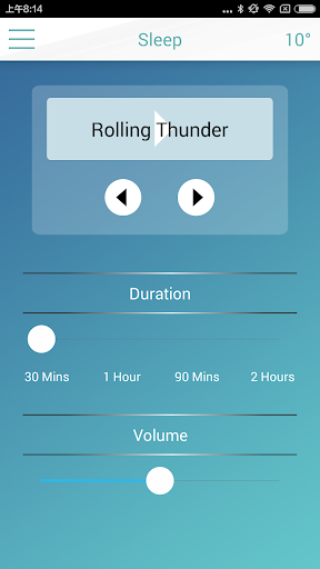 Dunlopillo Remote Screen 2