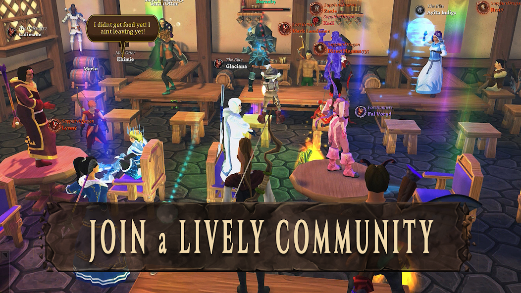 Villagers & Heroes - MMORPG MOD APK screenshot