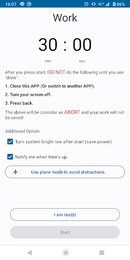 Android application Just Do screenshort