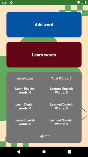 Android application Word cards | Language learning screenshort