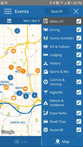 Screenshot of TravelOK