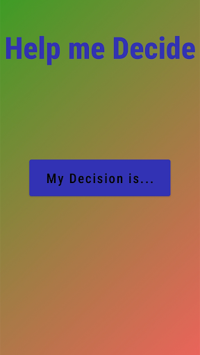Android application Decision Maker screenshort