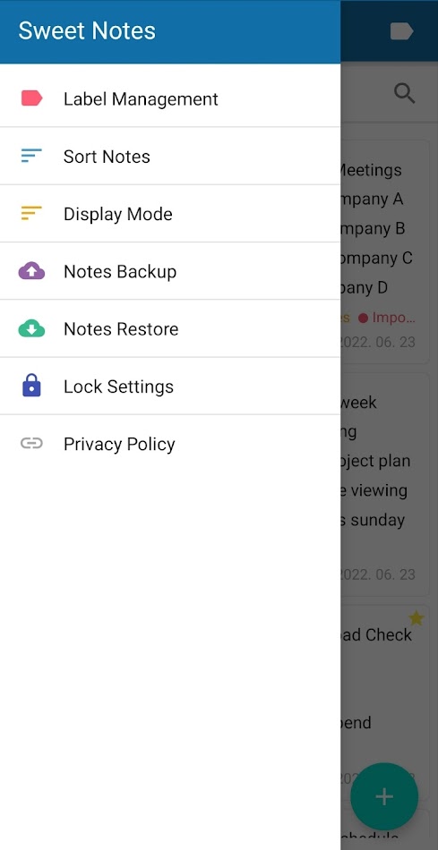#4. Sweet Notes - Notepad Notebook (Android) Podle: Siso Mobile