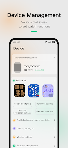 Screenshot of InfoWear