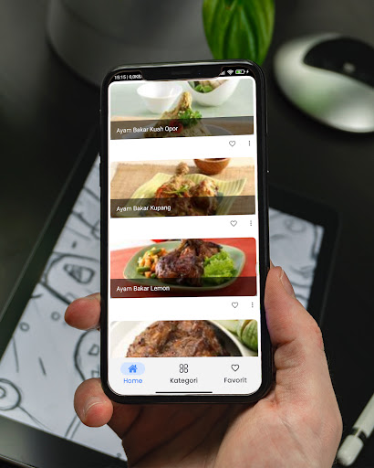 Android application Resep Ayam Bakar Offline screenshort